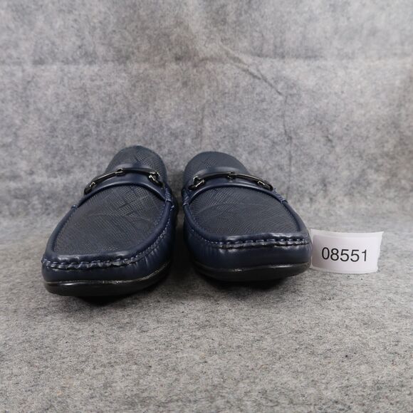 Andrew Fezza Shoes Mens 9.5 Loafer Moccasin Slip On Casual Navy Classic Fashion main image 11